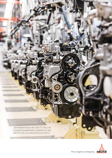 Miniature DEUTZ Bilan financier 2015