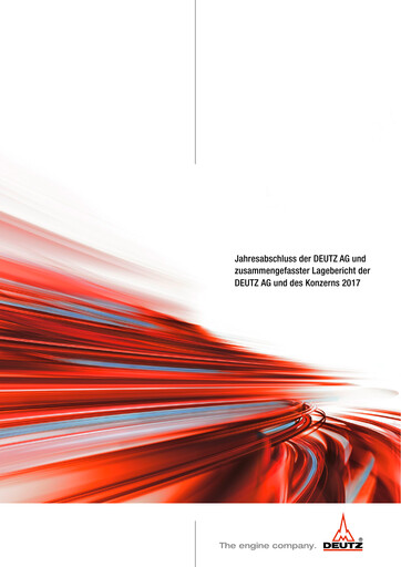 Miniature DEUTZ Bilan financier 2017