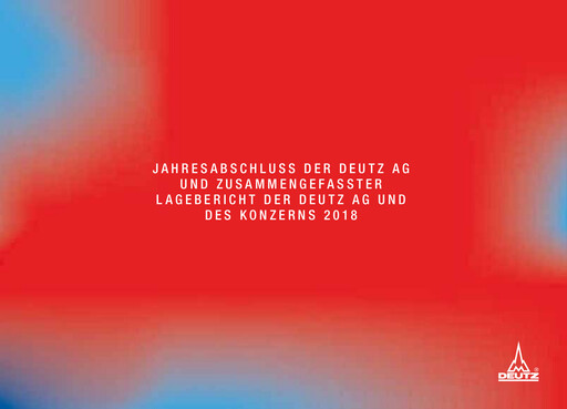 Miniature DEUTZ Bilan financier 2018
