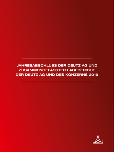 Miniature DEUTZ Bilan financier 2019