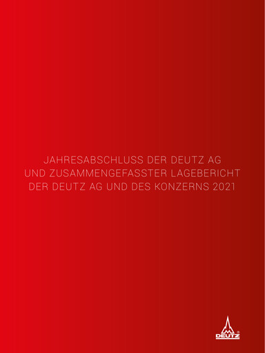 Miniature DEUTZ Bilan financier 2021