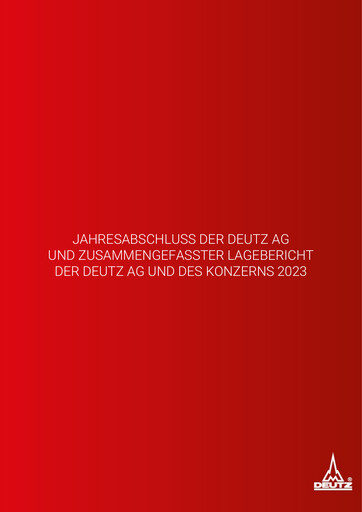 Miniature DEUTZ Bilan financier 2023