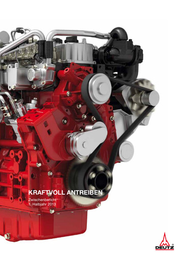 Miniature DEUTZ Rapport semestriel 2013-h1