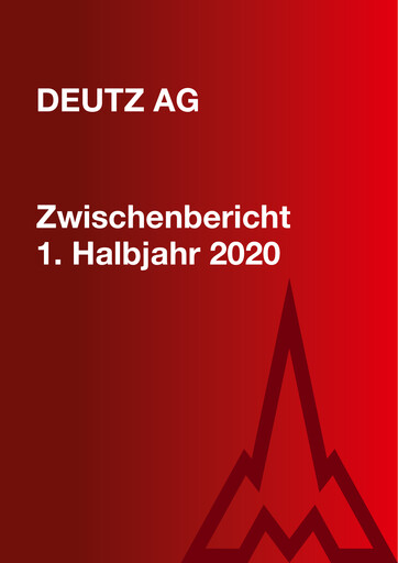 Miniature DEUTZ Rapport semestriel 2020-h1
