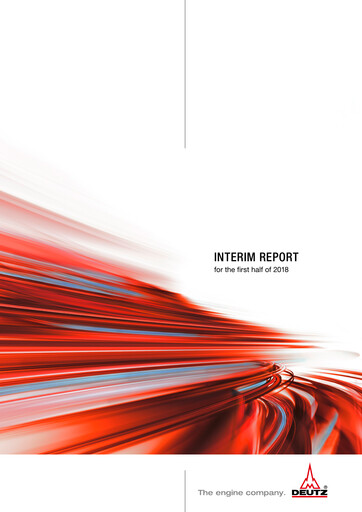 Miniature DEUTZ Rapport semestriel 2018-h1