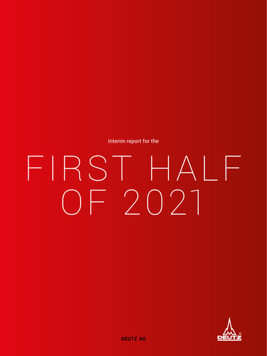 Miniature DEUTZ Rapport semestriel 2021-h1