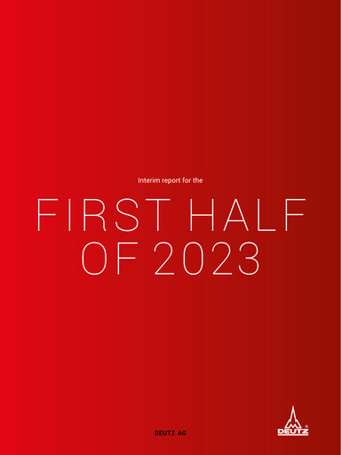 Miniature DEUTZ Rapport semestriel 2023-h1