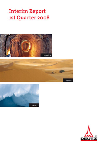 Miniature DEUTZ Rapport trimestriel 2008-q1