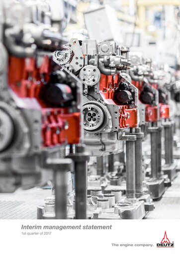 Miniature DEUTZ Rapport trimestriel 2017-q1