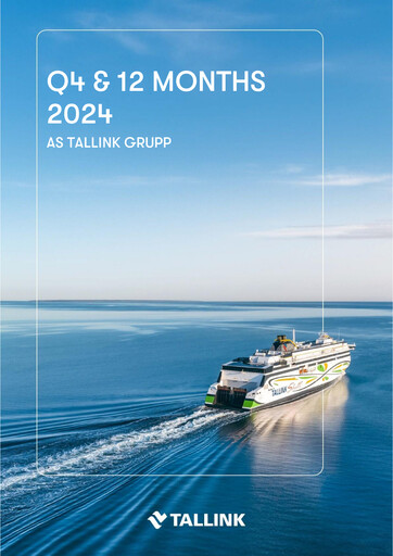 Thumbnail Tallink Grupp Financial Statement 2024