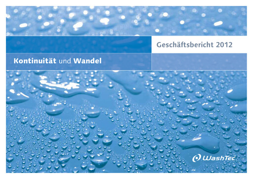 Thumbnail WashTec AG Annual Report 2012