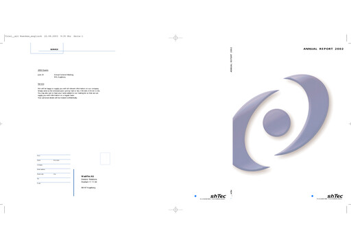 Thumbnail WashTec AG Annual Report 2002