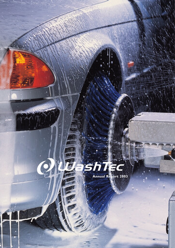 Thumbnail WashTec AG Annual Report 2003
