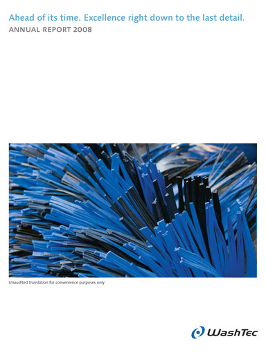 Thumbnail WashTec AG Annual Report 2008