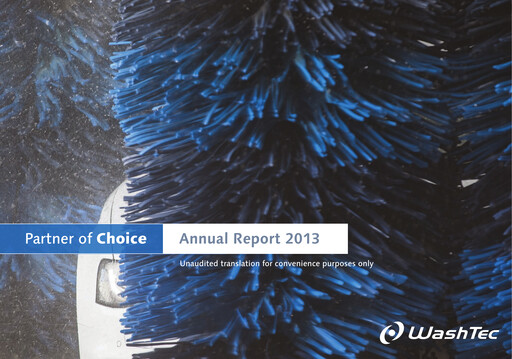Thumbnail WashTec AG Annual Report 2013