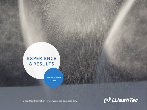 Thumbnail WashTec AG Annual Report 2014