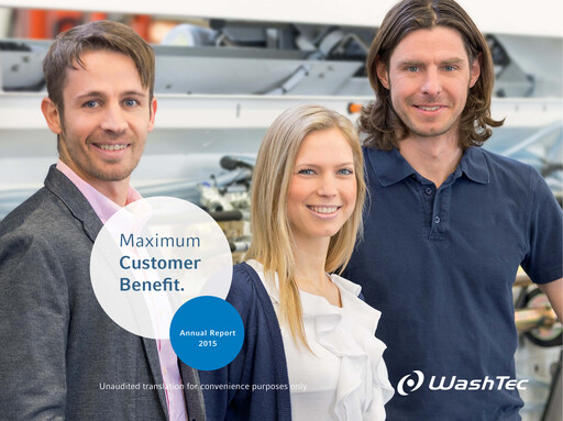 Thumbnail WashTec AG Annual Report 2015