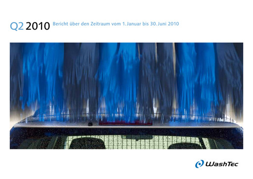 Miniature WashTec AG Rapport semestriel 2010-h1