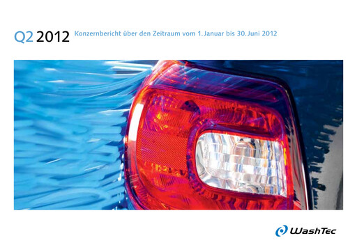 Miniature WashTec AG Rapport semestriel 2012-h1