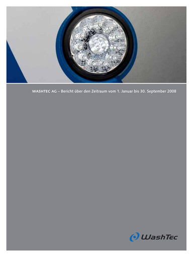 Thumbnail WashTec AG Quarterly Report 2008-q3
