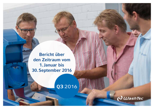 Thumbnail WashTec AG Quarterly Report 2016-q3