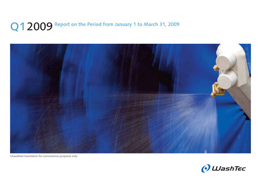 Thumbnail WashTec AG Quarterly Report 2009-q1