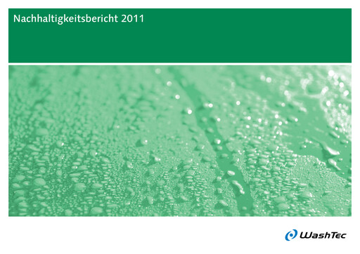 Thumbnail WashTec AG Sustainability Report 2011