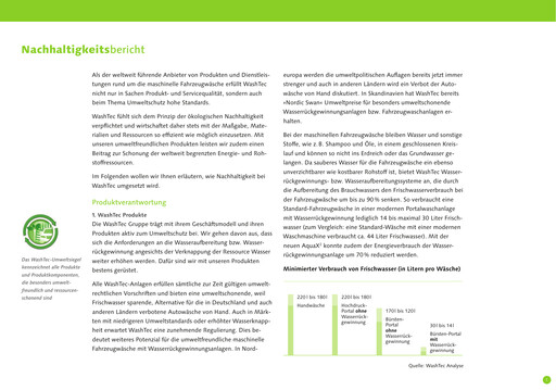 Thumbnail WashTec AG Sustainability Report 2013
