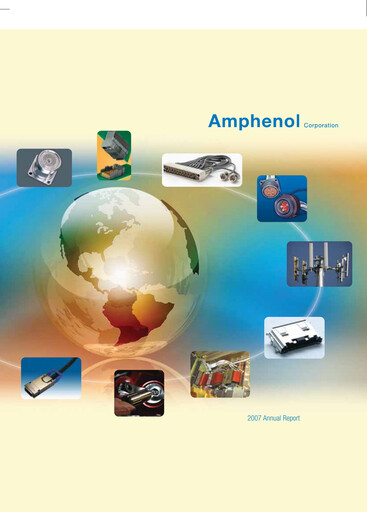 Thumbnail Amphenol Annual Report 2007