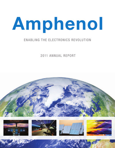 Thumbnail Amphenol Annual Report 2011