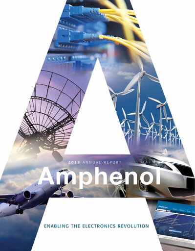 Thumbnail Amphenol Annual Report 2013
