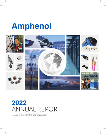 Thumbnail Amphenol Annual Report 2022