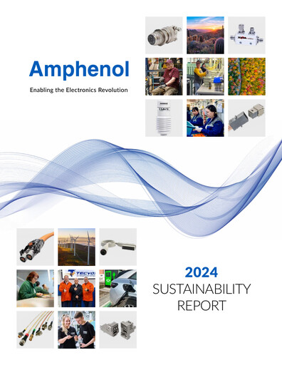 Thumbnail Amphenol Sustainability Report 2024