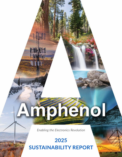 Thumbnail Amphenol Sustainability Report 2025