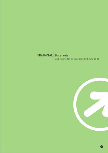 Thumbnail Tabcorp Financial Report 2000