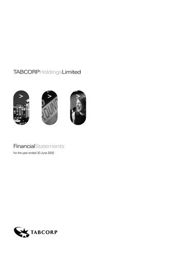 Thumbnail Tabcorp Financial Report 2002