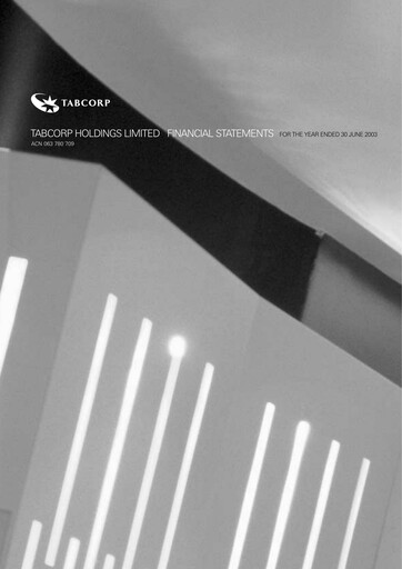 Thumbnail Tabcorp Financial Report 2003