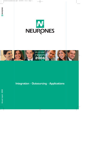 Thumbnail Neurones Annual Report 2004