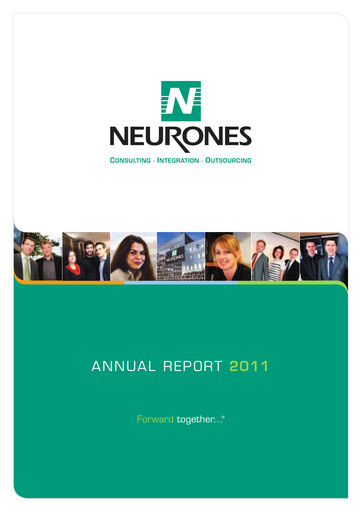 Thumbnail Neurones Annual Report 2011