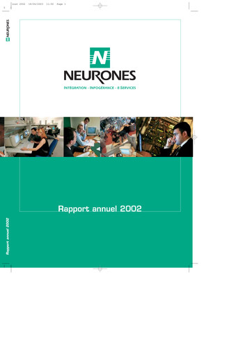 Miniature Neurones Rapport annuel 2002
