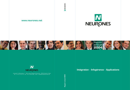 Miniature Neurones Rapport annuel 2004