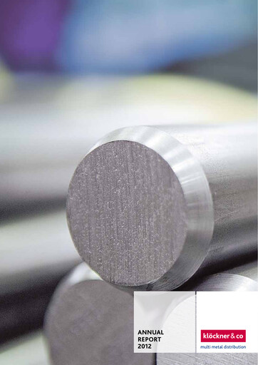 Thumbnail Klöckner & Co Annual Report 2012