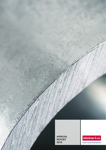 Thumbnail Klöckner & Co Annual Report 2013