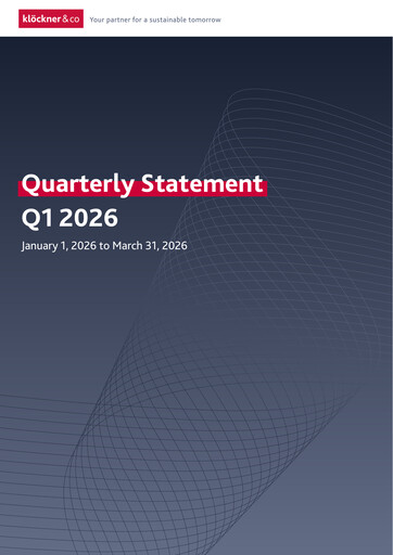 Thumbnail Klöckner & Co Quarterly Report 2026-q1