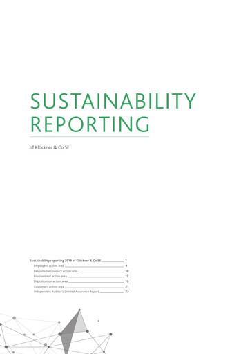 Thumbnail Klöckner & Co Sustainability Report 2019