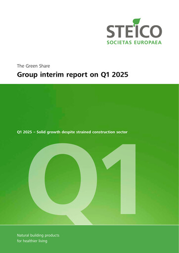 Vorschaubild STEICO SE Quartalsbericht 2025-q1