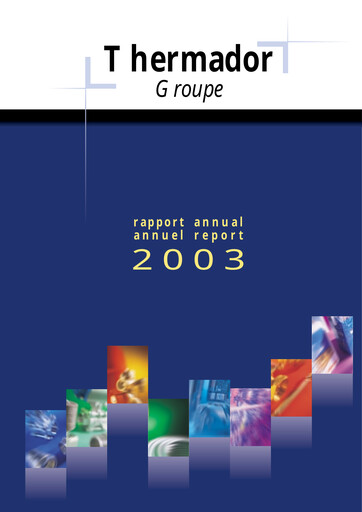 Thumbnail Thermador Groupe Annual Report 2003