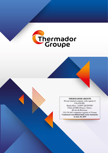Thumbnail Thermador Groupe Half-year Report 2019-h1