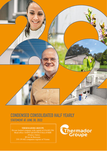 Thumbnail Thermador Groupe Half-year Report 2022-h1