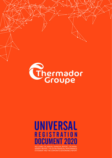 Thumbnail Thermador Groupe Universal Registration Document 2020